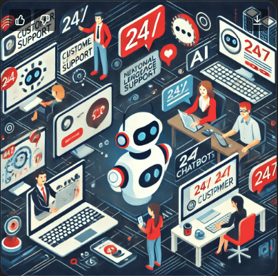 ai customer support min  How to use neural networks in business: What can we already do in 2024?
