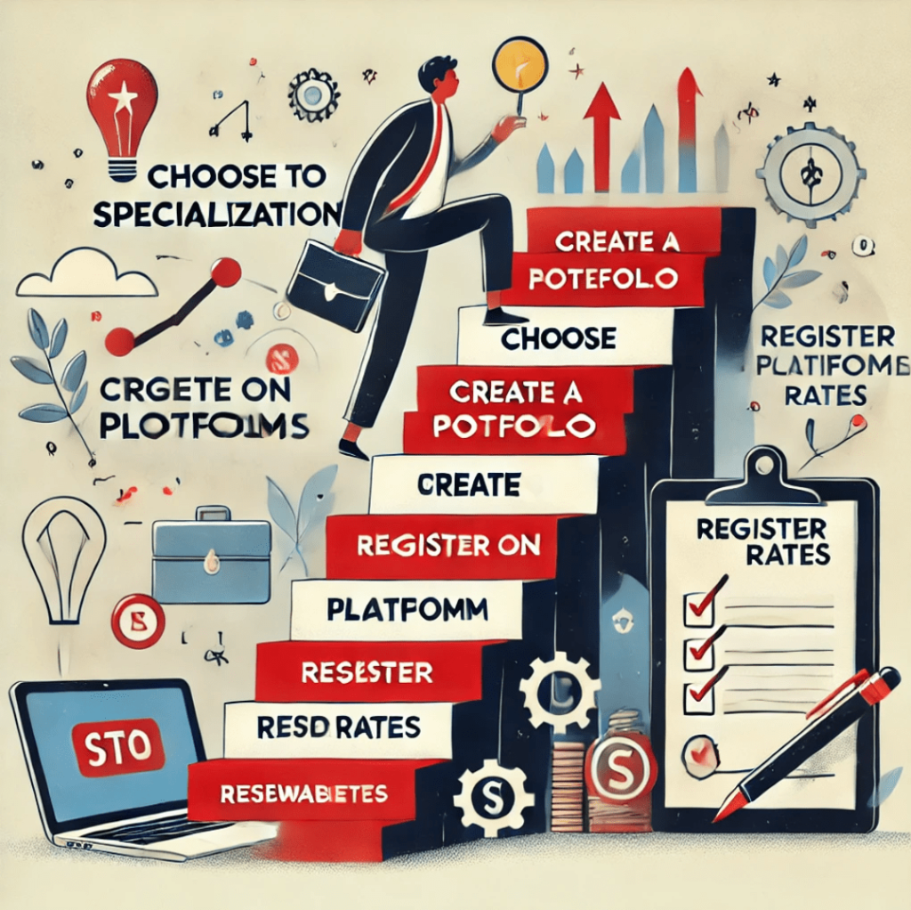 freelance getting started steps 1024x1022 Фрілансер - як заробити на фрілансі у 2024 році freelance getting started steps 1024x1022 Фрілансер - як заробити на фрілансі у 2024 році