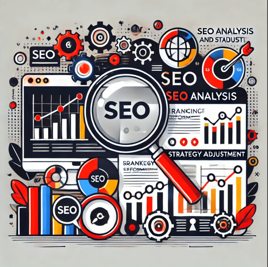 seo analysis strategy adjustment min 1024x1017  SEO-guide for beginners - Business Site tips on website optimization
