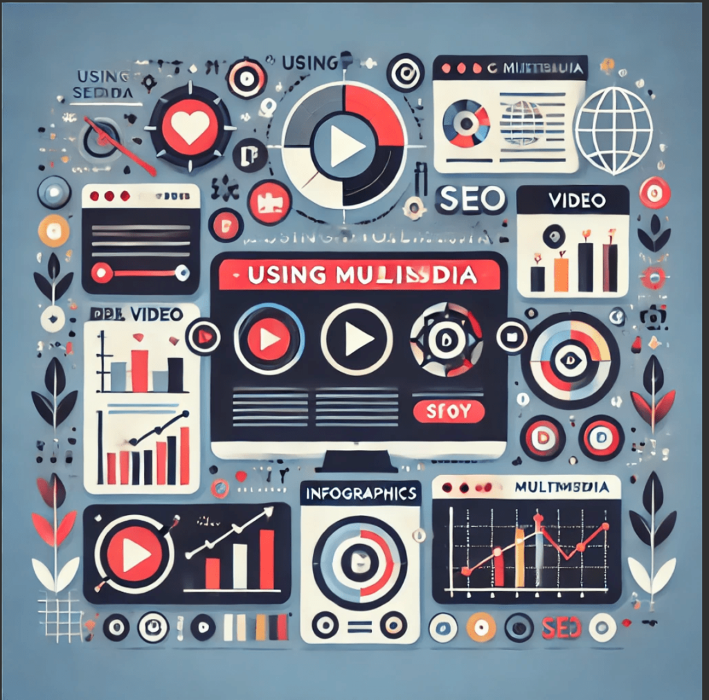 using multimedia min 1024x1011  SEO-guide for beginners - Business Site tips on website optimization